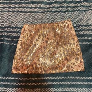 Cheetah print sequence skirt from lush